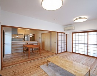 【北九州市 木の家マンションリノベ】 新たに時を刻む家のアフター画像