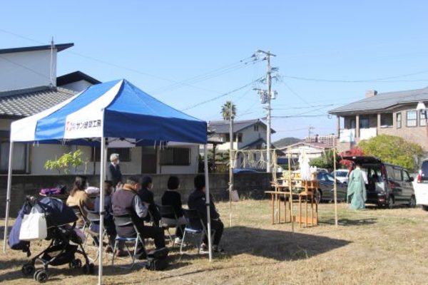 地鎮祭を行いました！